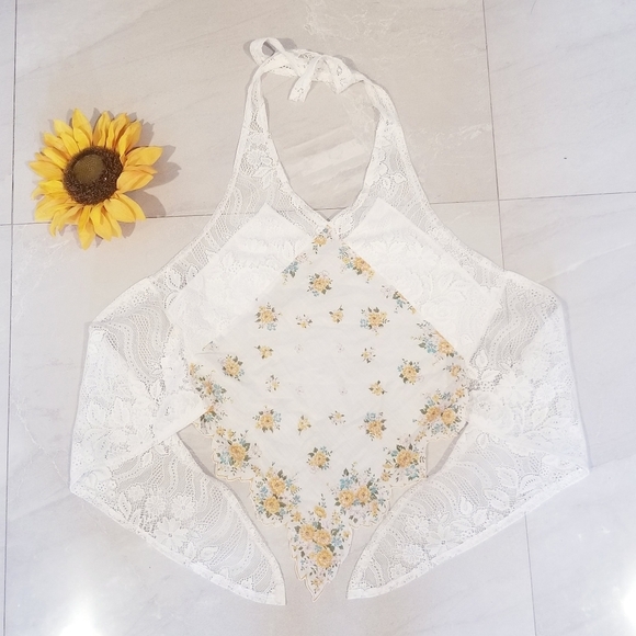 Urban Outfitters Lace Floral Tank Top - Picture 3 of 9